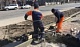 В Новомосковске ремонтируют дорогу от ГП "Линия" до деревни Кресты