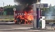 В Веневском районе на автозаправочной станции загорелся автомобиль