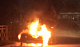 В Новомосковске на улице Мира сгорел автомобиль